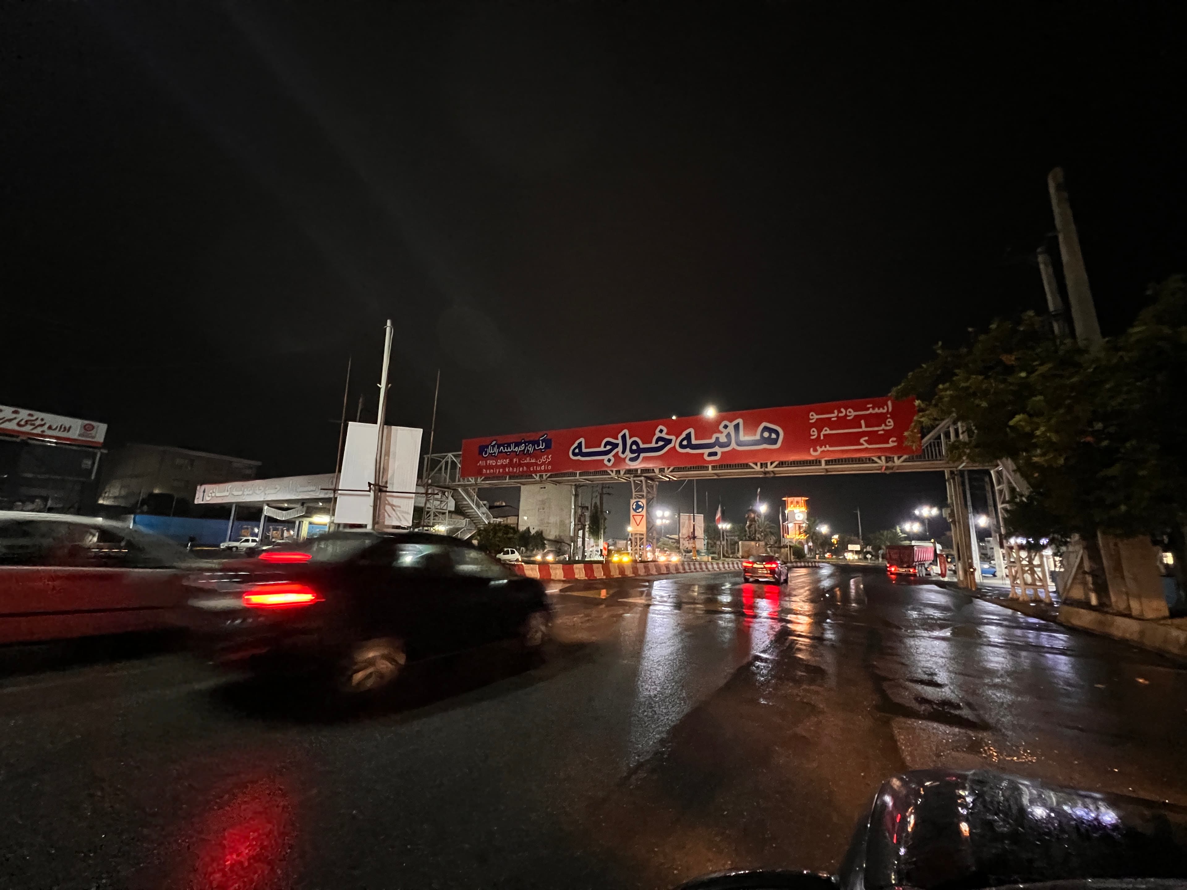عرشه پل شهر کردکوی - مقابل تامین اجتماعی - دید از گرگان به ساری، عرشه پل در کردکوی – تصویر ۲