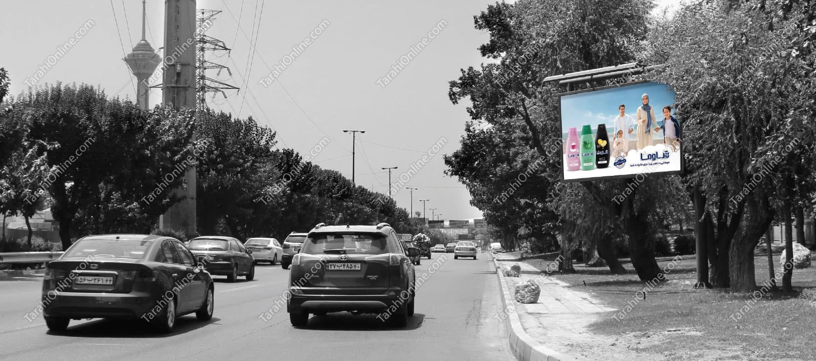همت شرق به غرب - بعد از شیخ بهایی، بیلبورد در تهران